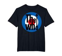 Logo Ufficiale The Who Classic Target Maglietta, Uomo Taglie Grandi, Nero, 6X Tall