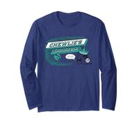 Logo Vintage in Gomma alla Menta Verde di Kevin Smith Clerks 3 Chewlie Maglia a Manica