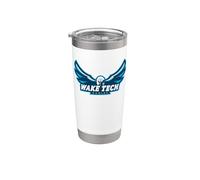 Logo Wake Tech Eagles Wake Tech Community College Bicchiere termico in acciaio inox doppia parete
