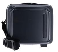 Mandarina Duck Logoduck+ Metal Borsa per cosmetici antracite, policarbonato, 29 x 27 x 17cm