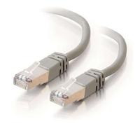 LOGON SSTP Cat6a cavo di rete 0,5 m Avorio
