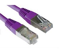 LOGON SSTP Cat6a cavo di rete 10 m Viola