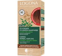 Logona Polvere Colorante Vegetale Nutriente per Capelli Rosso Mogano 05