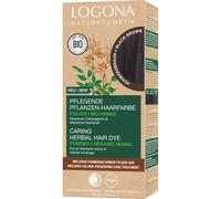Logona Polvere Vegetale Nutriente per Capelli Nero Marrone 11