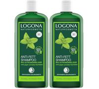 LOGONA - Shampoo antibatterico al limone biologico, dona leggerezza e freschezza, armonizza l'equilibrio naturale sul cuoio capelluto, con estratti biologici di piante, 250 ml (Confezione da 2)