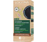 Logona Tinta Vegetale Nutriente per Capelli Polvere Nero Indaco 12