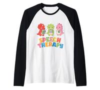 Logopedia Dinosauro Speeh Language Patologia Maglia con Maniche Raglan
