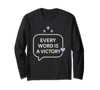 Logopedia Mamma Nonverbal Child Support Advocate Maglia a Manica