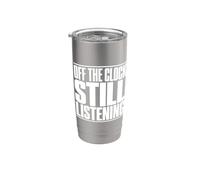 Logopedista off the clock ancora ascoltando divertente SLP Bicchiere termico in acciaio inox doppia parete