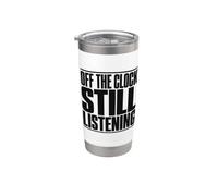 Logopedista off the clock ancora ascoltando divertente SLP Bicchiere termico in acciaio inox doppia parete