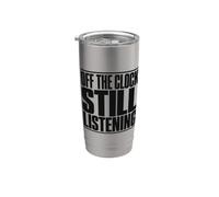 Logopedista off the clock ancora ascoltando divertente SLP Bicchiere termico in acciaio inox doppia parete
