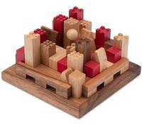 LOGOPLAY Castello - Puzzle 3D, Gioco di Pensiero, Indovinelli, Pazienza e Logica in Legno Con Molte Varianti