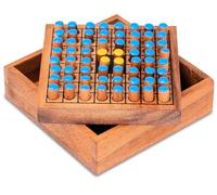 LOGOPLAY Gira la pietra taglia S - per 2 giocatori - Campo da gioco 11 x 11 cm - Gioco di strategia