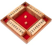 LOGOPLAY Jackpot per 4 giocatori, scatola da gioco, 22 x 22 cm, Shut The Box