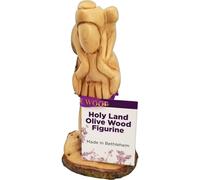 Logos Trading Post Holy Land Olive Wood Statue from Israel Shepherd Boy King David 6.5"""" Solid Olive Wood Figurine from Bethlehem for Nati