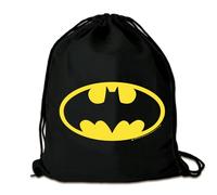 Logoshirt® DC Comics I Batman I Logo I Sacca sportiva I Stampata I AZU-free I nero I Design originale su licenza