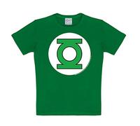 Logoshirt DC Comics - Lanterna Verde Logo T-Shirt per Bambini - Maglia per Bambini - Verde - Design Originale Concesso su Licenza, Taglia 10-12 Anni