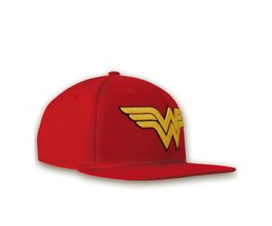 Logoshirt®️ - DC Comics - Wonder Woman - Logo - Cappelino Snapback per Bambino - Ricamati