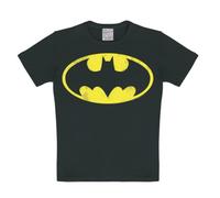 Logoshirt®️ DC I Batman I Logo I Maglia I T-Shirt Stampate I Bambini I Ragazzo I Manica Corta I Nero I Design Originale su Licenza I Taglia 4-6 Anni