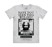Logoshirt Film - Harry Potter - Sirius Black - Have You Seen This Wizard - T-Shirt Uomo - Grigio Melange - Design Originale Concesso su Licenza, Taglia L