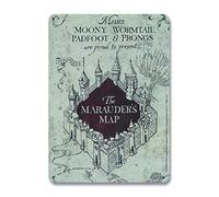 Harry Potter Blechschild Marauders Map 15 x 21 cm NUOVO