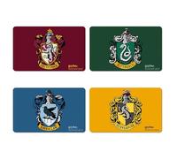Logoshirt® Harry Potter I Quattro case I Cresta I Tagliere da Cucina I 23x14cm I Set di 4 I Design Originale su Licenza