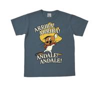 Logoshirt® Looney Tunes I Speedy Gonzales I Arriba Andale I Maglietta I T-Shirt Stampate I Donna e Uomo I Blu I Design Originale su Licenza I Taglia XXL