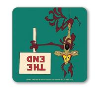 Logoshirt® Looney Tunes I Willy il Coyote I The End I Sottobicchieri I Coaster I 10x10cm I Disegno Originale su Licenza