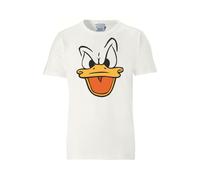 LOGOSHIRT Maglietta 'Donald Duck' curry / arancione / bianco Uomo LOGOSHIRT XS