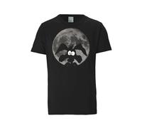LOGOSHIRT Maglietta 'Looney Tunes - Coyote Mond' nero Uomo LOGOSHIRT XS nero