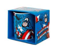 Logoshirt Marvel Comics - Captain America Mug de café - Présenté Dans un coffret