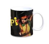 Logoshirt® Pippi Calzelunghe I Pirata I Tazza da caffè in porcellana, 300 ml I Lavabile in lavastoviglie I In confezione regalo colorata I Design originale su licenza