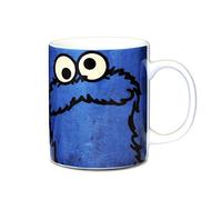 Logoshirt® Sesamo apriti I Cookie Monster I Tazza da caffè in porcellana, 300 ml I Lavabile in lavastoviglie I In confezione regalo colorata I Design originale su licenza Design