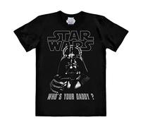 Logoshirt® Star Wars I Dart Fener I Who's Your Daddy I Maglietta I T-Shirt Stampate I Donna e Uomo I Nero I Design Originale su Licenza I Taglia XL