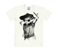 Logoshirt T-Shirt Pippi Calzelunghe - Pirata - Maglia Pippi Langstrump - Pirate - L'eroina - Maglietta Girocollo Bianco - Design Originale Concesso su Licenza, Taglia XL