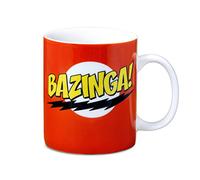 Logoshirt® TBBT I Bazinga I The Big Bang Theory I Tazza da caffè in porcellana, 300 ml I Lavabile in lavastoviglie I In confezione regalo colorata I Design originale su licenza
