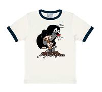 Logoshirt®️ Una Piccola Talpa I Krtek I Collina I Maglia I T-Shirt Stampate I Bambini I Ragazzo I Bianco I Design Originale su Licenza I Taglia 4-6 Anni