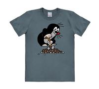 Logoshirt® Una Piccola Talpa I Krtek I Collina I Maglietta I T-Shirt Stampate I Donna e Uomo I Blu I Design Originale su Licenza I Taglia L