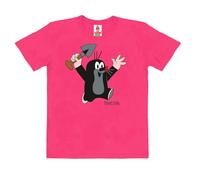Logoshirt®️ Una Piccola Talpa I Krtek I Urrà I Maglia I T-Shirt Stampate I Bambini I Ragazzo I Rosa Scuro I Design Originale su Licenza I Taglia 11-12 Anni