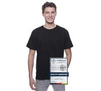 Logostar Basic - Maglietta a maniche corte, basica, taglie forti fino alla 15XL Nero XXXXXXXXL