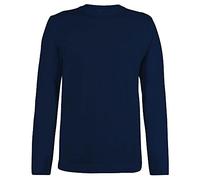 Logostar T Shirt Uomo Maglia Maniche Lunghe Uomo | Maglia Uomo Taglie Forti 3XL - 15XL con Collo Rotondo | Maglietta Uomo a Manica Lunga in Cotone | Maglia Cotone Manica Lunga Uomo | Blu Navy, 6XL