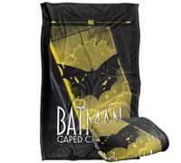 LOGOVISION Batman: Caped Crusader Flying Shadow Coperta super morbida al tatto setoso - 91 x 147 cm