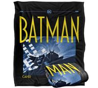 LOGOVISION Batman: Caped Crusader Shadow Block Coperta super morbida al tatto setoso - 152 x 127 cm