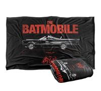 LOGOVISION Batman Classic '66 Batmobile Coperta super morbida al tatto setoso - 91 x 147 cm