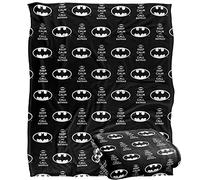 LOGOVISION Batman Keep Calm And Call Pattern Coperta super morbida al tatto setoso - 152 x 127 cm