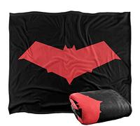 LOGOVISION Batman Rosso Hood Coperta super morbida al tatto setoso - 152 x 127 cm