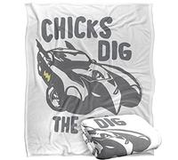LOGOVISION Batman The Batmobile 1990 Coperta super morbida al tatto setoso - 152 x 127 cm