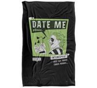 LOGOVISION Beetlejuice 2 (2024) Beetlejuice Beetlejuice Date Me Coperta super morbida al tatto setoso - 91 x 147 cm