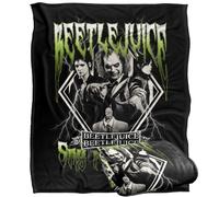 LOGOVISION Beetlejuice 2 (2024) Beetlejuice Beetlejuice Group Band Coperta super morbida al tatto setoso - 152 x 127 cm