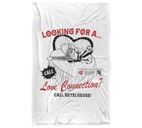 LOGOVISION Beetlejuice 2 (2024) Beetlejuice Beetlejuice Love Beetlejuice Coperta super morbida al tatto setoso - 91 x 147 cm